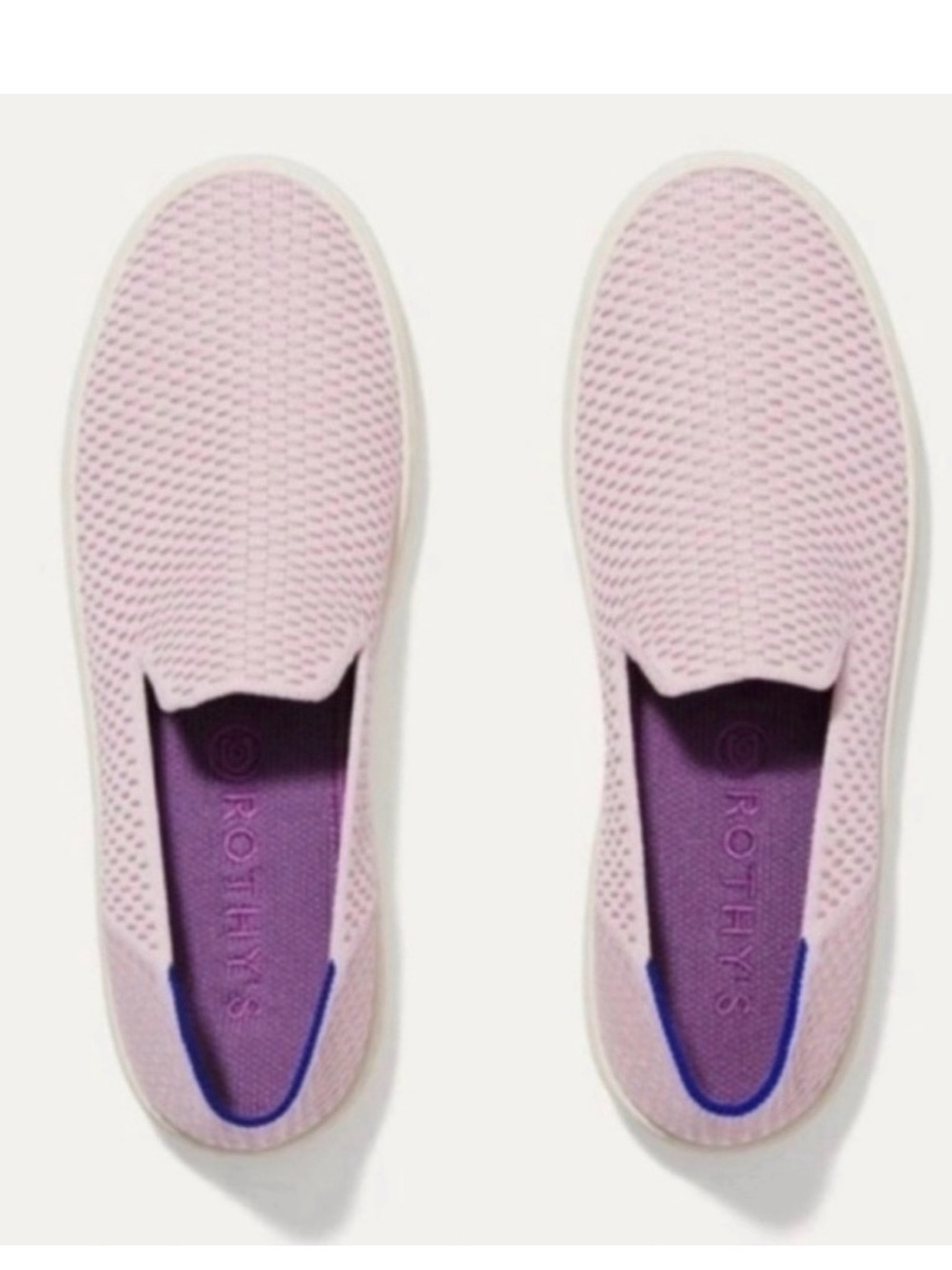 Rothy’s the original slip on sneaker lilac lavender size 8